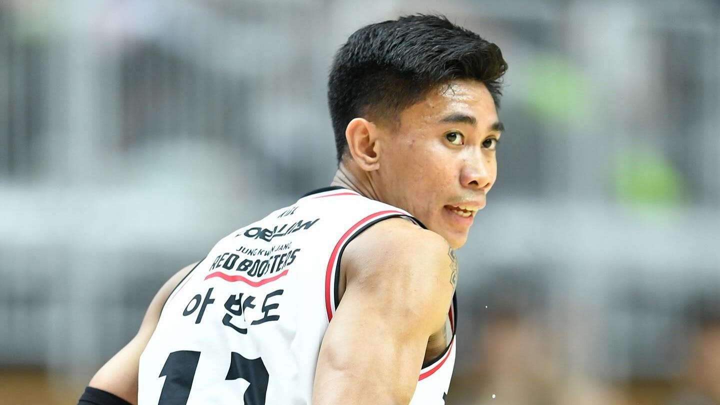 Rhenz Abando reunites with Anyang Red Boosters in KBL homecoming  